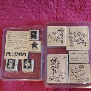 Stampin' Up! Rubber Stamps Lot Of 10